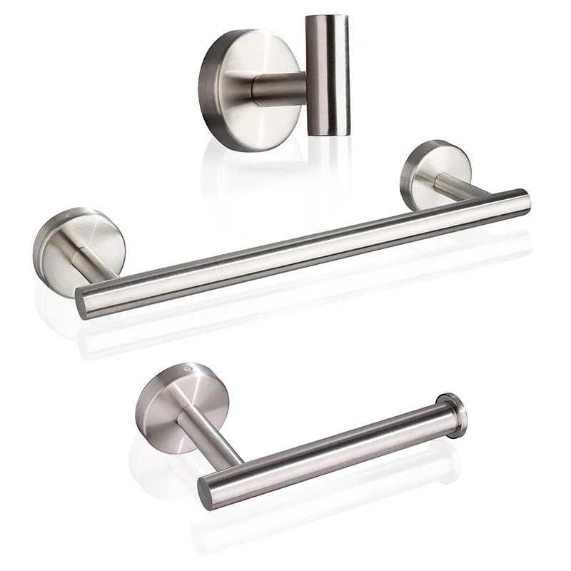 

Bathroom, toilet, bathroom, 304 stainless steel tissue holder, perforated toilet paper holder, bathroom pendant set