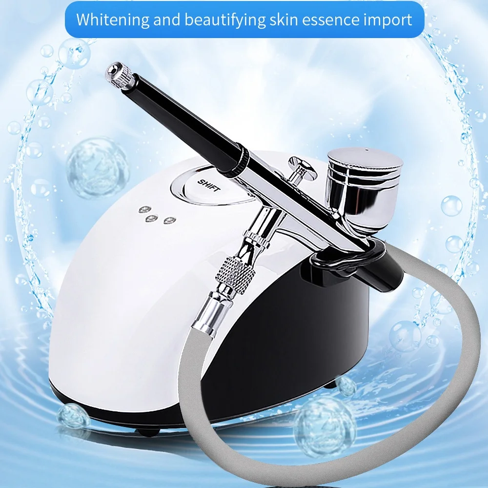 Dispositivo de inyección de oxígeno de alta presión, humidificador de agua y oxígeno, aparato de belleza, pintura de modelo de artista cosmético