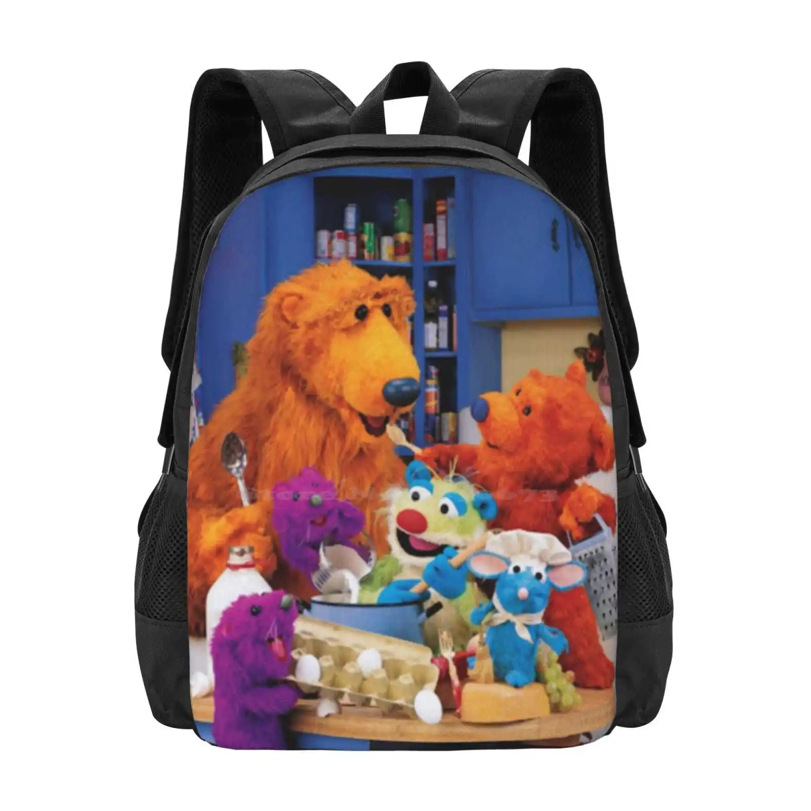 Bear In The Big Blue House Hot Sale Schoolbag Backpack Fashion Bags Bear Nella Grande Blu Bear En La Gran Azul B ? R Im Gro ?