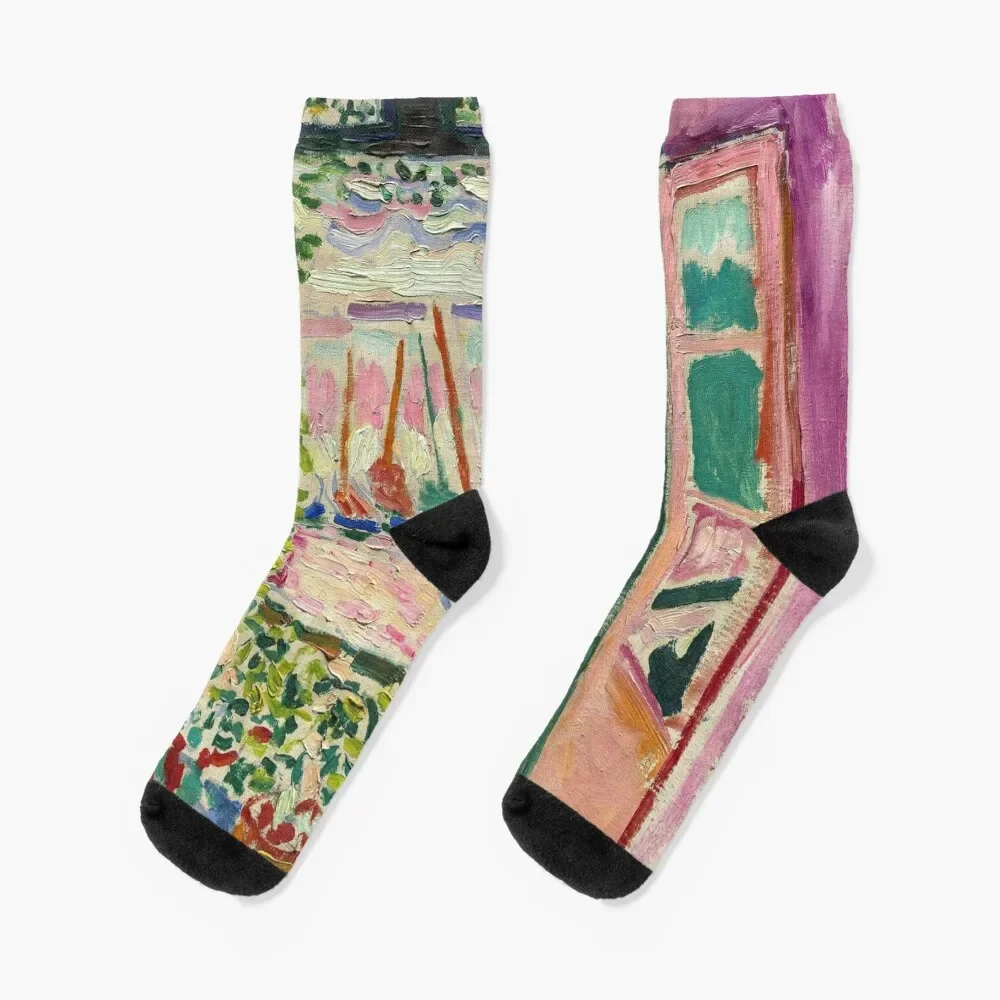 

The Open Window by Matisse Socks Children's Lots Running cute Men Socks Women's