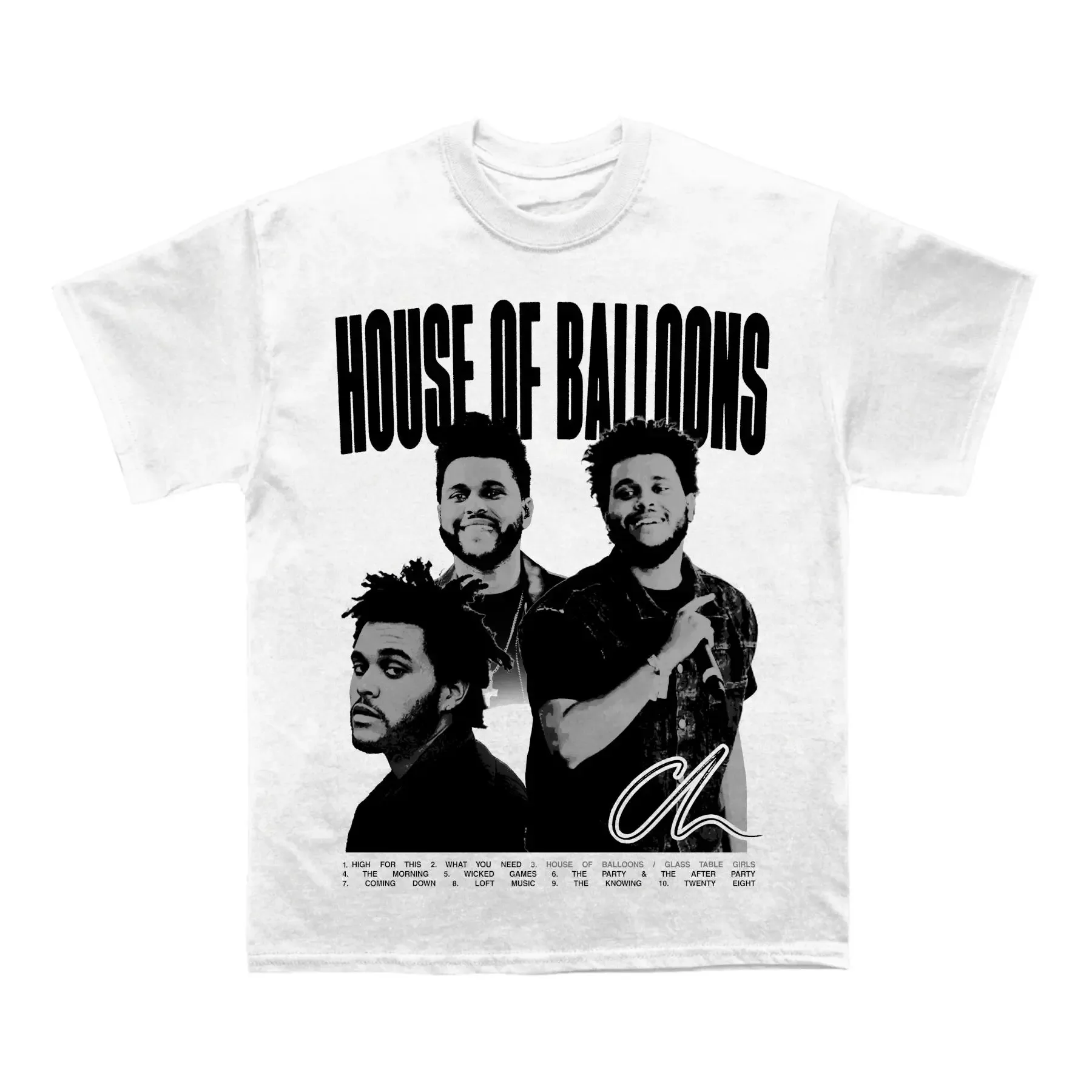 The Weeknd Kiss Land Album Graphic T-shirt Vintage Washed R&B Merch Harajuku Unisex Oversized Crew Neck Cotton Short Sleeve Tee