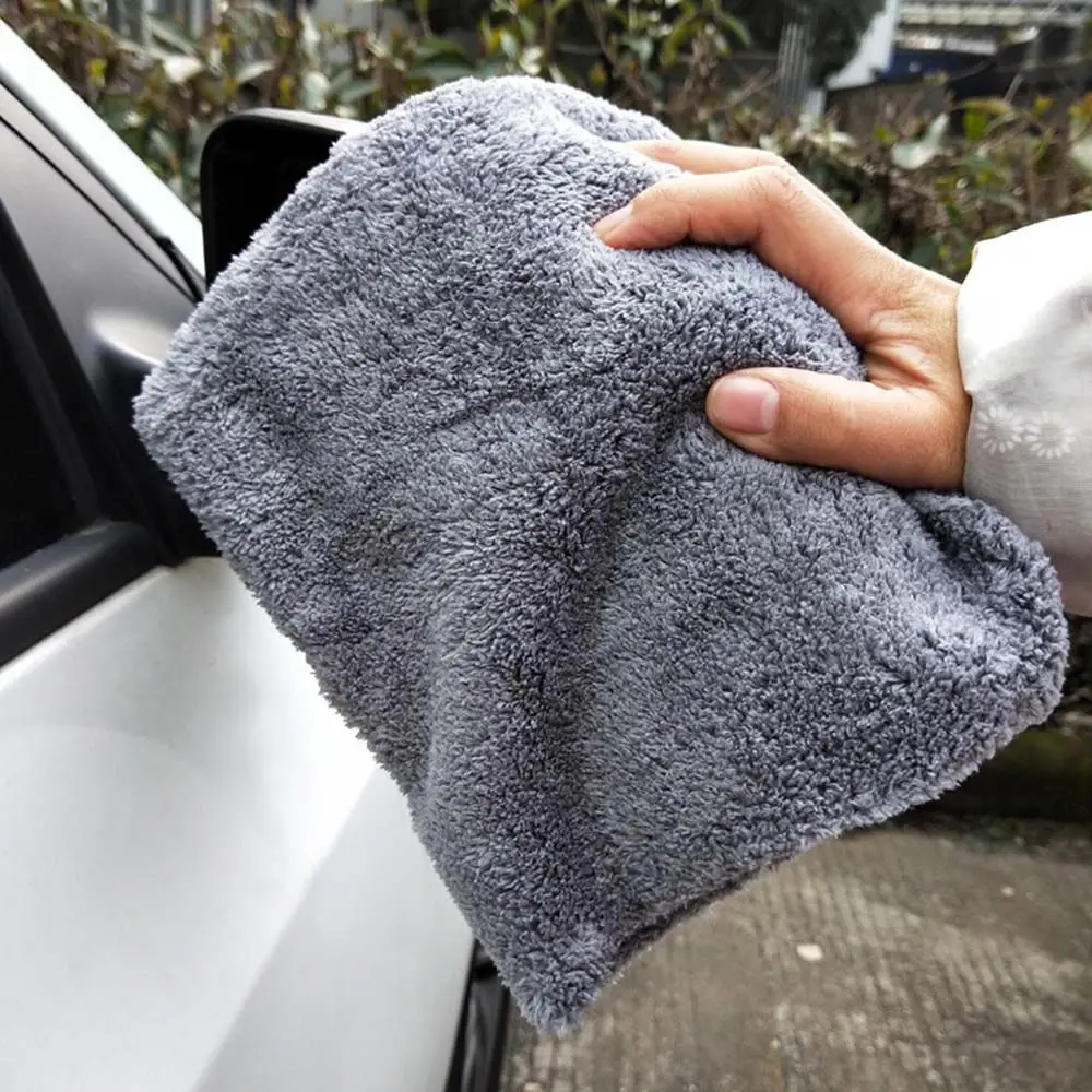 Towel Polishing Car Detailing Extra Microfiber Towels Car Cleaning Cloth Edgeless Cleaning Towel Plush Washing Rag