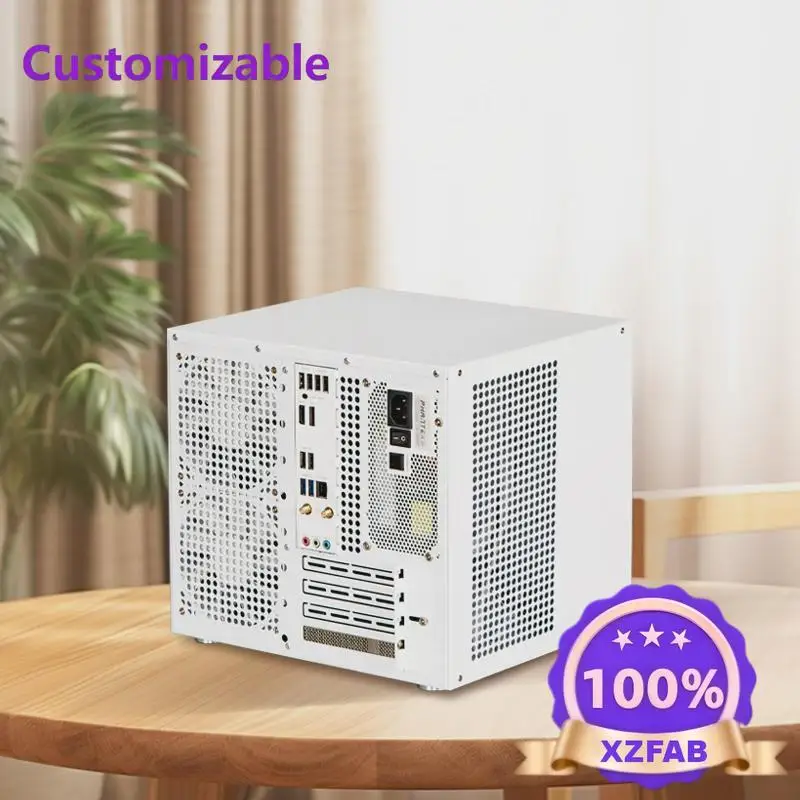 Factory Direct 2026 8-bay NAS chassis with backboard ATX power supply MATX full height PCIe AIO storage