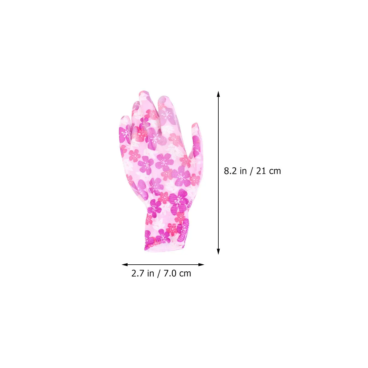 6 paires de gants de jardinage gants de protection légers pour le travail industriel usage domestique réutilisable ajustement confortable 21x7 cm