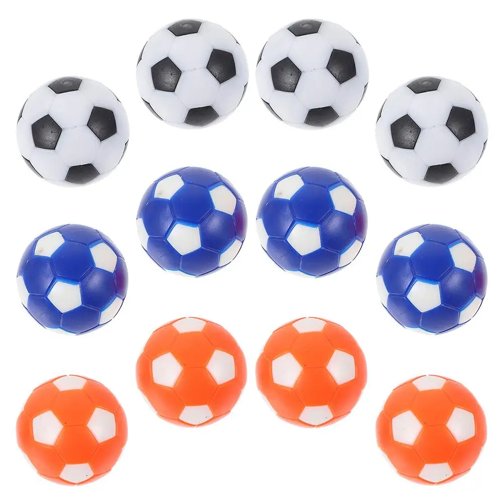 

12 Pcs 28mm Foosball Balls Kids Soccer Desktop Hips Resin Replacement Table Football Accessories Game Supplies