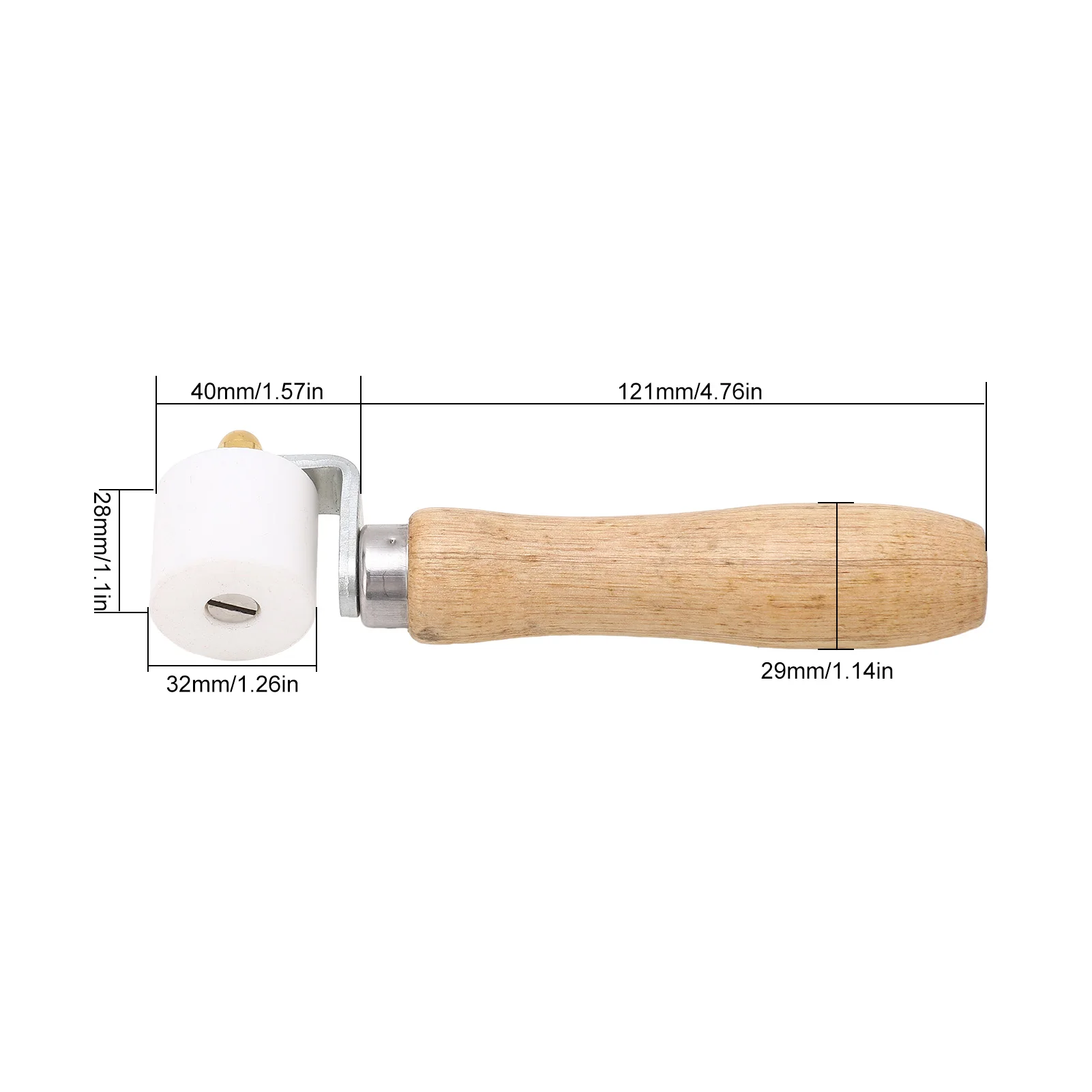 Penny Roller 280℃ High Temperature Resistant 32mm Diameter 28mm Width Corner Wallpaper Seam Roller
