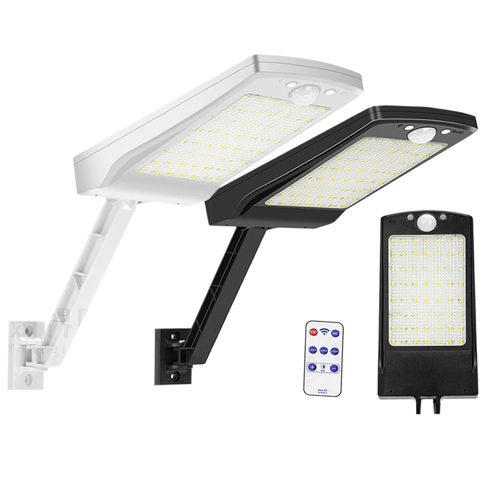 

LED Solar Light Outdoor rotate bracket solar street light 3 Mode Waterproof Garden Wall garden led remote control lamp%
