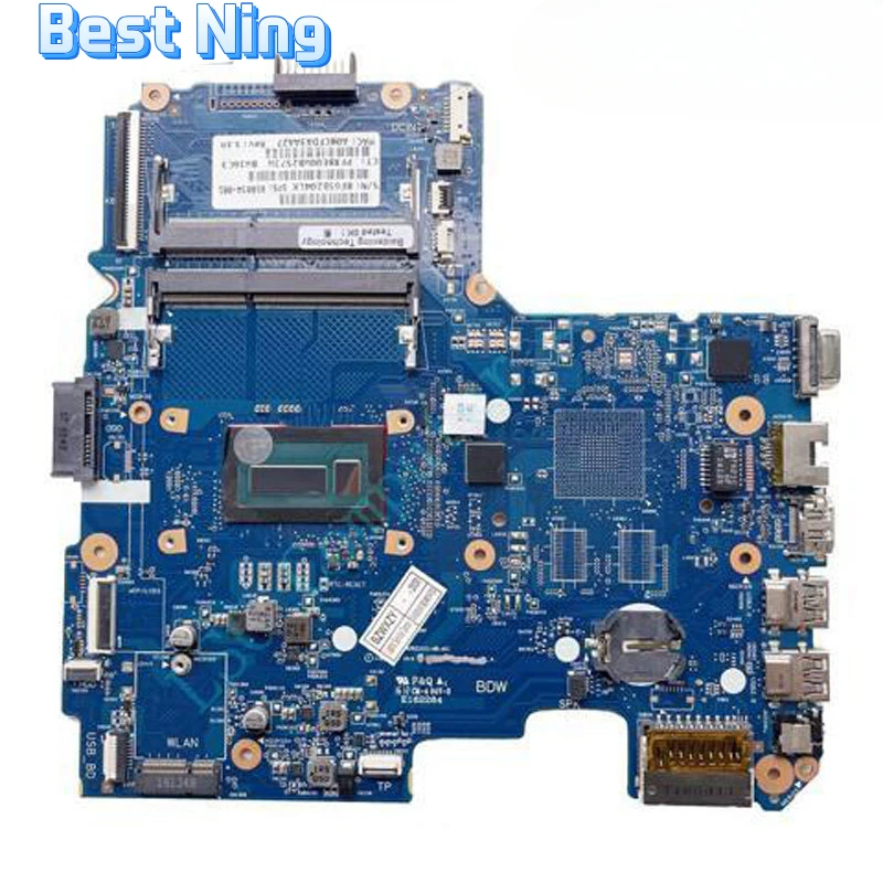 For HP 14-AM Laptop Motherboard 6050A2823101-MB-A01 Mainboard with I3-5005U I3-6100U CPU DDR3 UMA