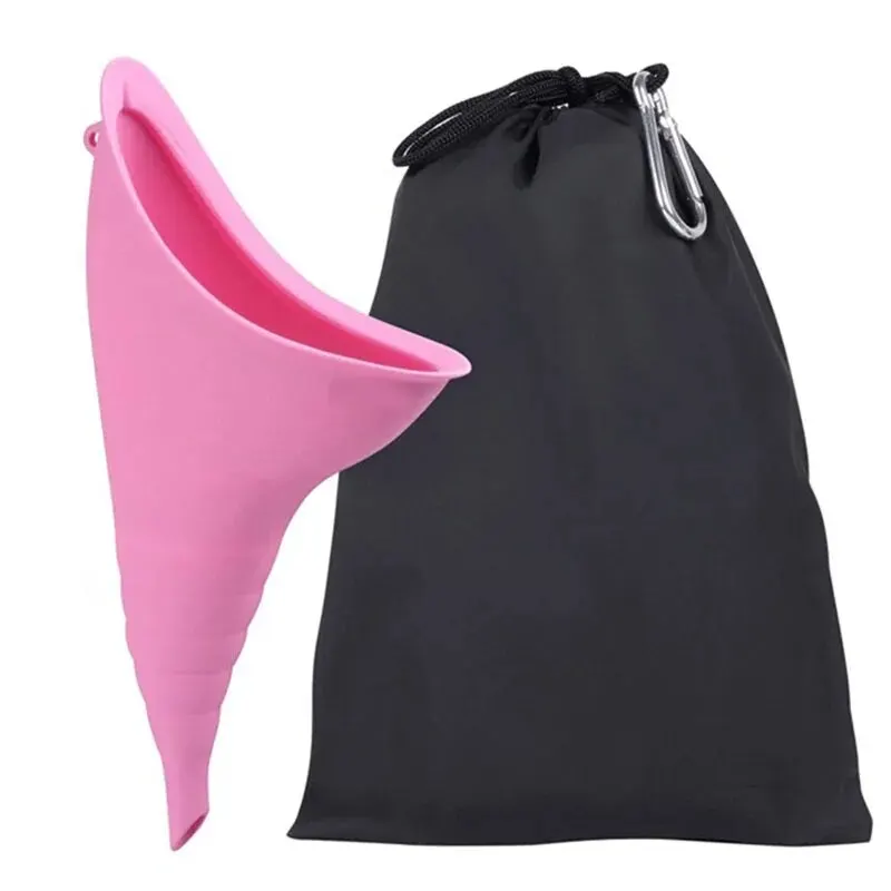 New WOMEN\'S Squat Portable Outdoor Emergency Standing Urinal Female Silicone Urinal