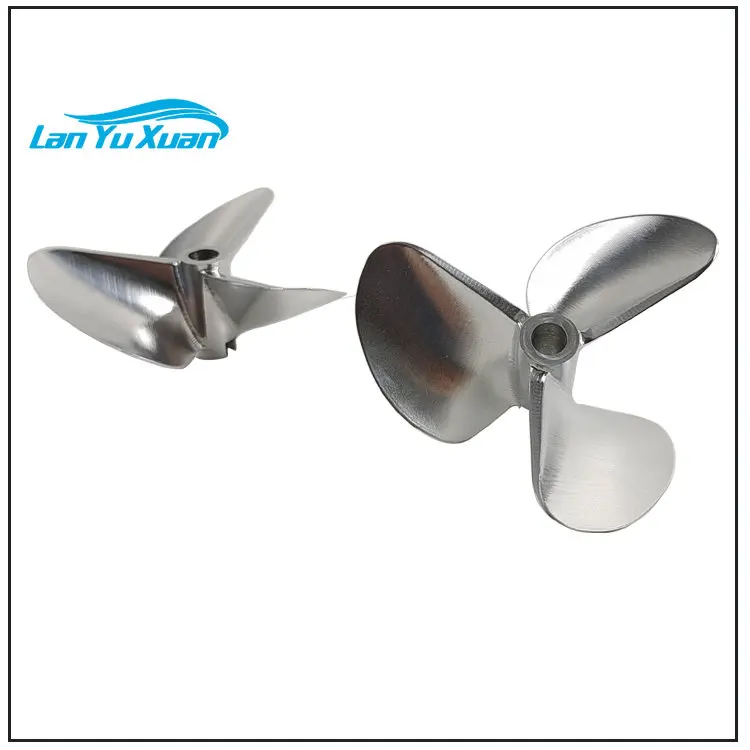 Gasoline ship model O-boat racing propeller CNC1470/1472/3 blade 7075 metal aperture 6.35