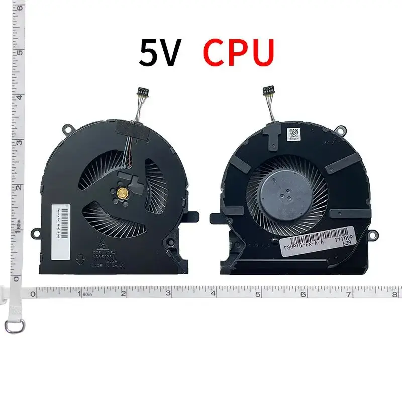 Wentylator chłodzący CPU GPU do laptopa HP OMEN 15-EK 15-EN TPN-Q236 Q238 Chłodnica Radiator M04216-001 ND8CC02-19j22 19j23 M04215-001 — zdjęcie produktu 2