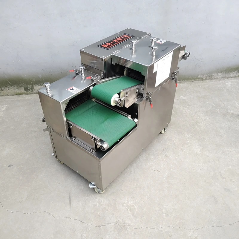 آلة قطع مكعبات الدجاج متعددة الوظائف / قطاعة اللحوم / مقص مكعبات لحم البقر الأوتوماتيكية