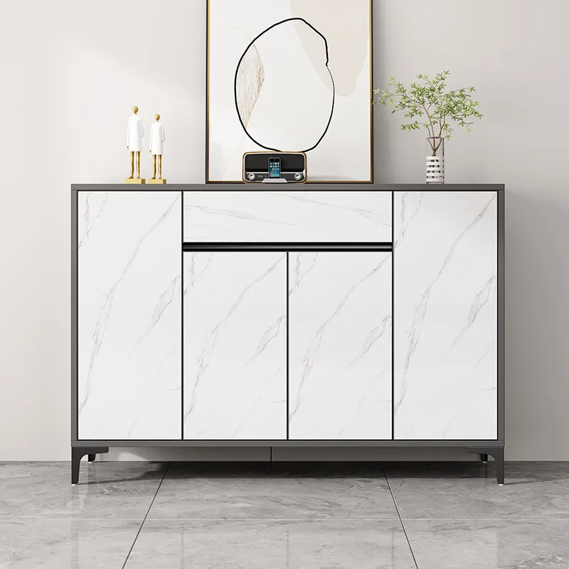 Aluminum alloy shoe cabinet honeycomb aluminum home entrance shoe cabinet balcony outdoor waterproof sunscreen storage cabinet
