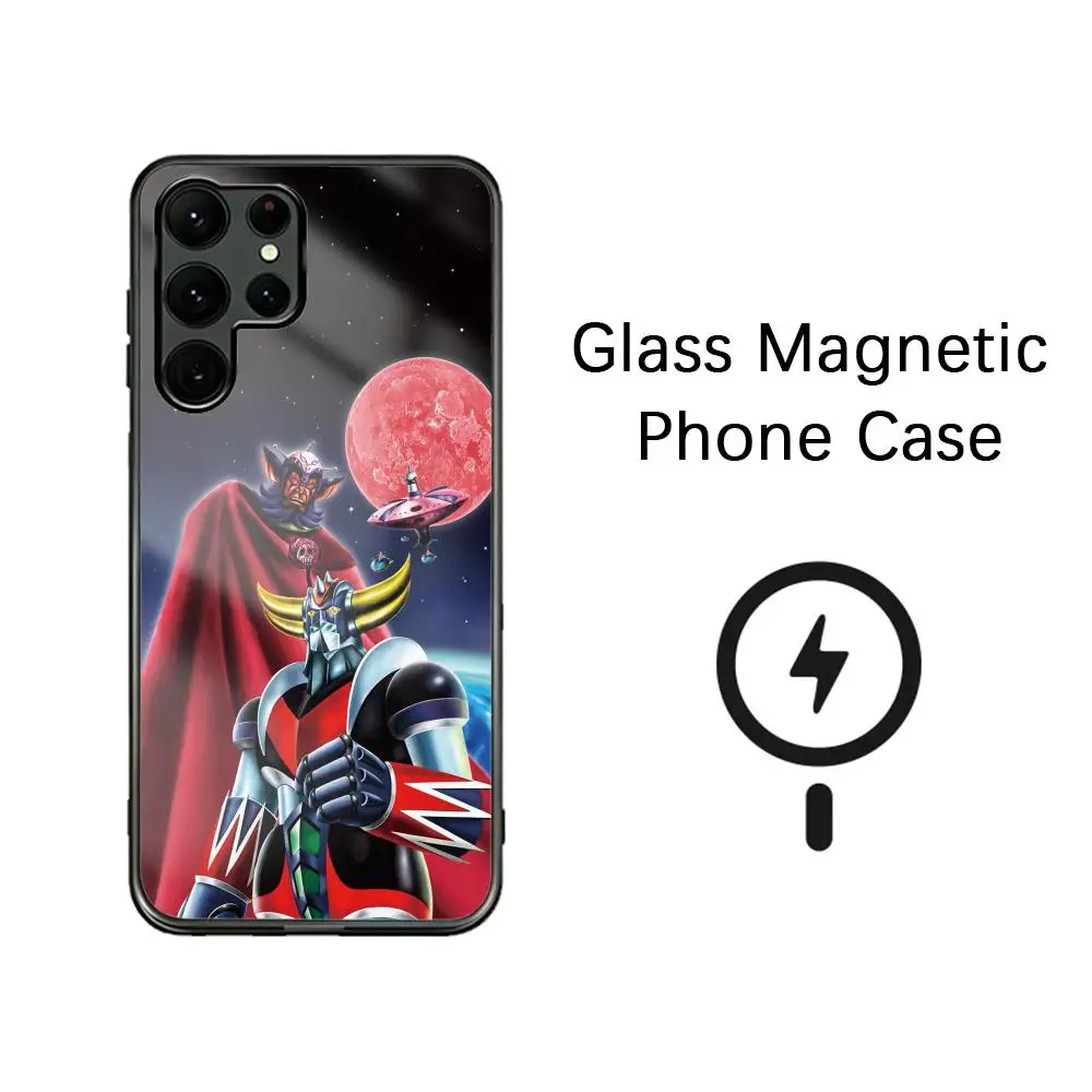 Cool anime UFO Robot G-Goldora Phone Case For Samsung S26 S25 S24 S23 S22 S21 S20 Plus Ultra Note20 Glass Magnetic Case