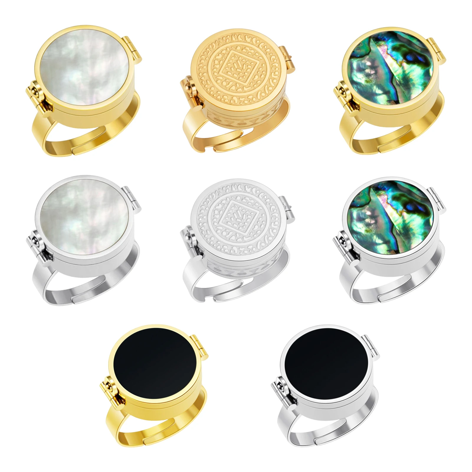 2In1 Retro Lipstick Storage Ring Leak Proof Portable Lip Care Tool Lightweight Stylish Touch Ups Rings for Emergency Situations