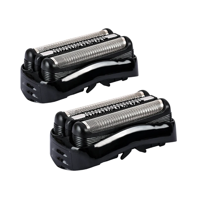 2PCS 21B Suitable for BRAUN 3 Series electric shaver 32B   mesh assembly integral blade head Mesh Blade 350CC 370CC 390CC 3050CC