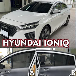 For Hyundai IONIQ AE 2016-2022 Magnetic Car Rear Side Baby Window SunShade Shield Front Back Windshield Curtain Sun shade Visor