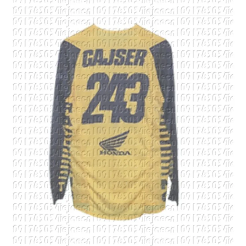 

Джерси для внедорожного мотоцикла Honda с принтом, спортивная футболка с длинными рукавами для гонок на горных велосипедах, дышащий быстросохнущий топ