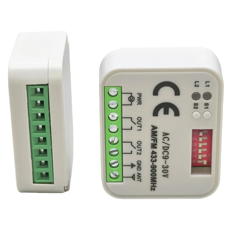 Remote Control Switch Receiver 433mhz 868mhz 300 315 318 390mhz  Multifrequency AC/DC 9-30V Garage Gate Receiver