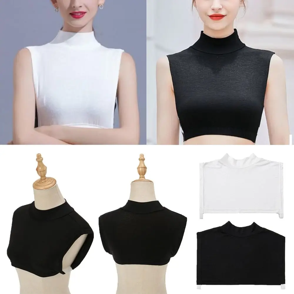 

New Detachable Modal Neck Cover Women Fashion Fake Collar Neck Warm High Collars Turtleneck Scarves