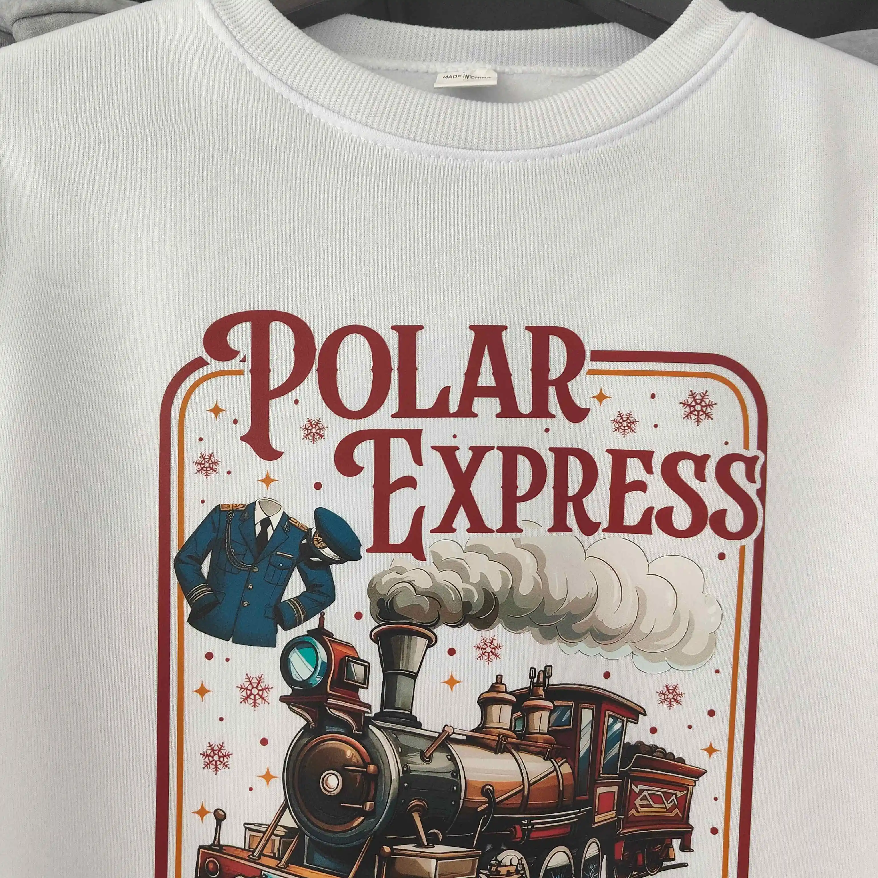 Polar Express Sweatshirt All about To The North Pole Christmas Movie Believe Christmas 90s Holiday Movie Pole Xmas Women Sweater