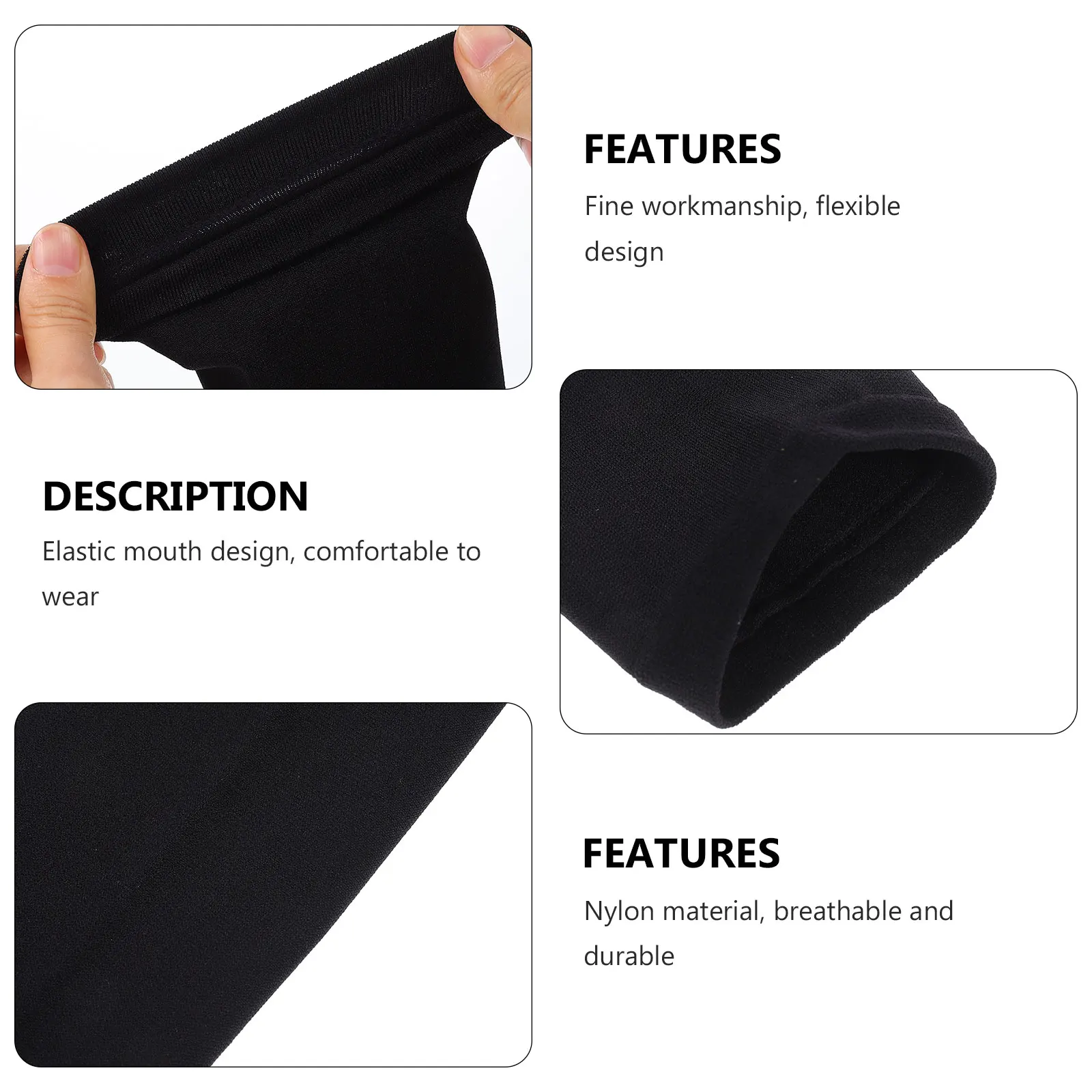 

1 Pair Calf Compression Sleeve Socks Sports Calf Protectors Breathable Elastic Support Stockings For Women Men