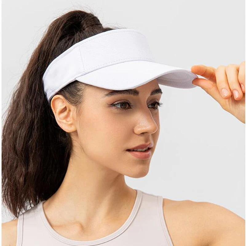 Spring New Visor Hat Summer Women's Golf Sun Hat Baseball Caps Adjustable Size Beanies Beach Empty Top Cap Sports Cap