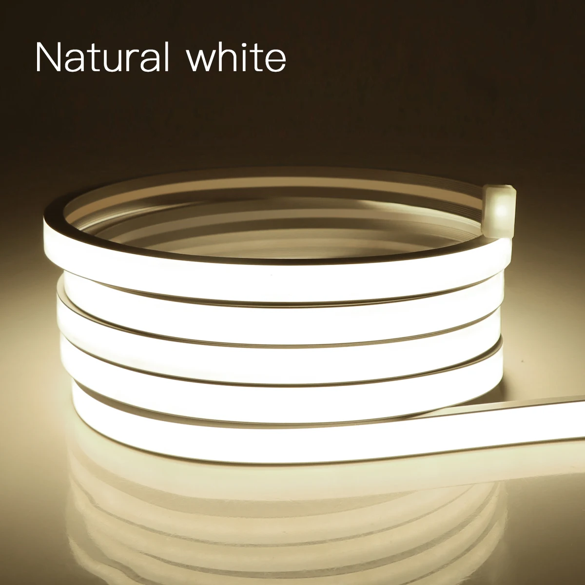 1 rol enkele LED-neonlichtstrips 320 LEDs COB LED-striplicht 24V COB LED-licht DC vrouwelijk waterdicht flexibel - geen stekker
