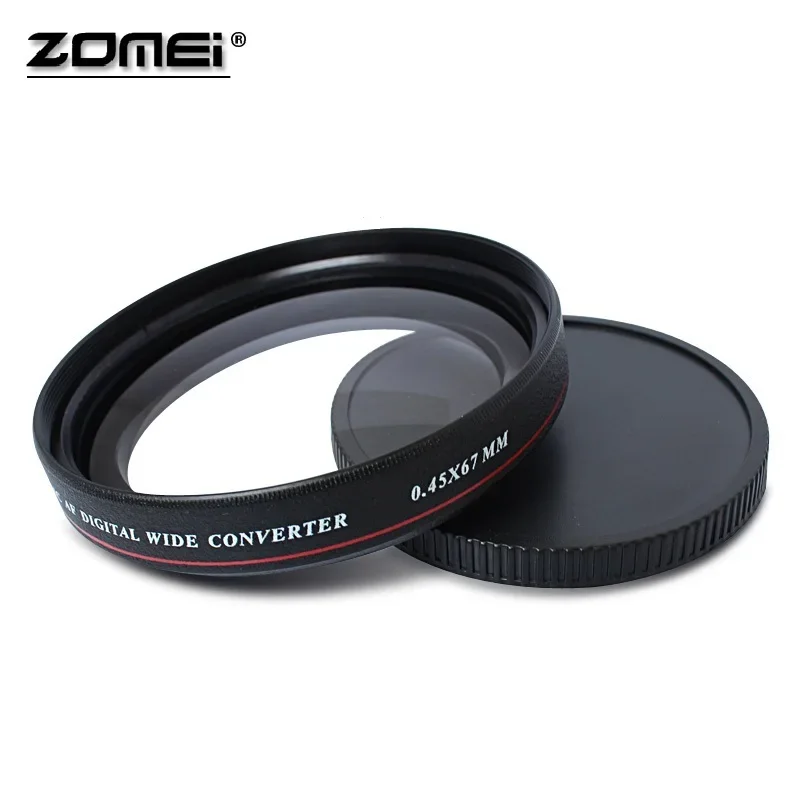 

ZOMEI Ultra Slim UV72 40.5mm 49mm 52mm 55mm 58mm 62mm 67mm 72mm 77mm 0.45x Wide Angle Filter Lens for Nikon Canon SLR Camera