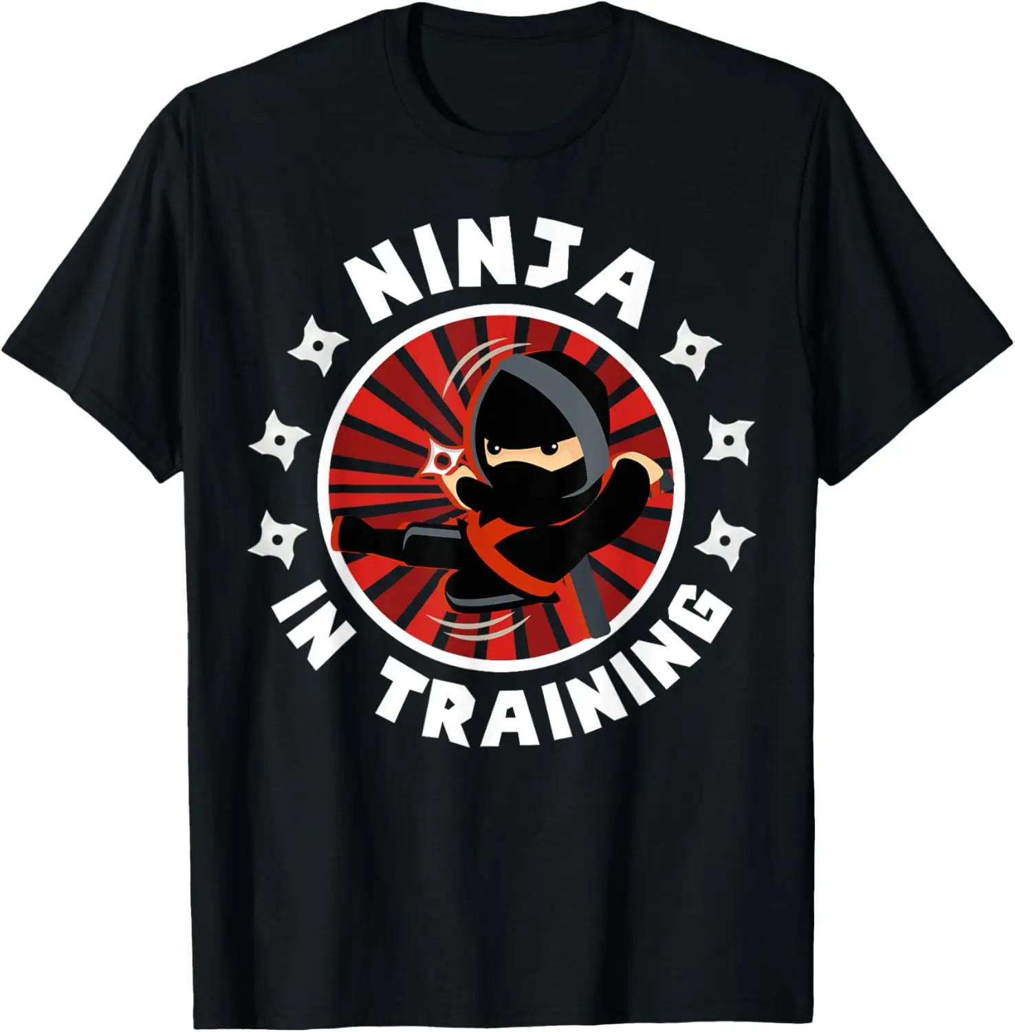 Funny Ninja In Training Karate Lover Martial Arts Warrior T-Shirt