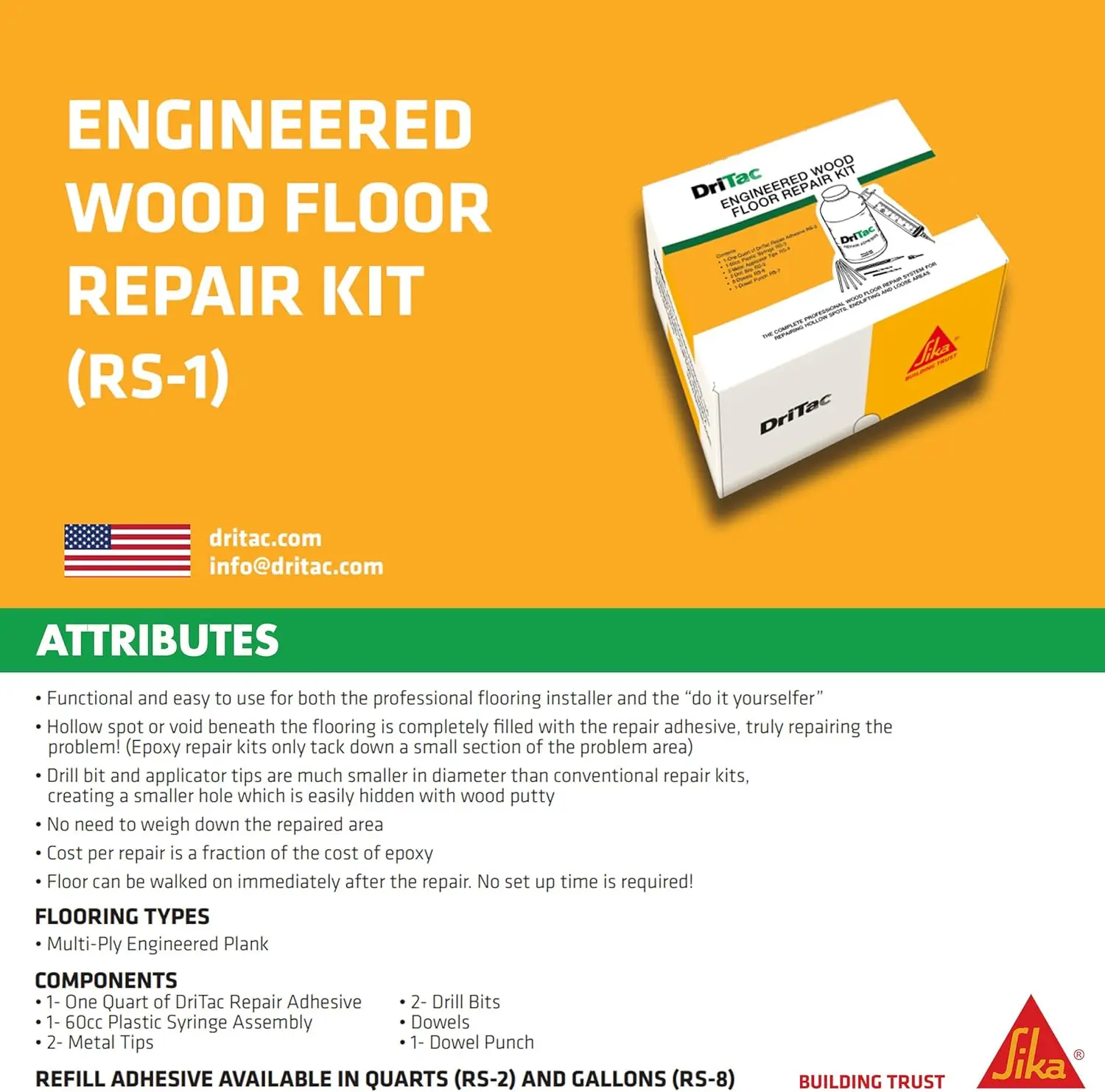 d Floor Repair Kit-Engineered Flooring Only 32Oz