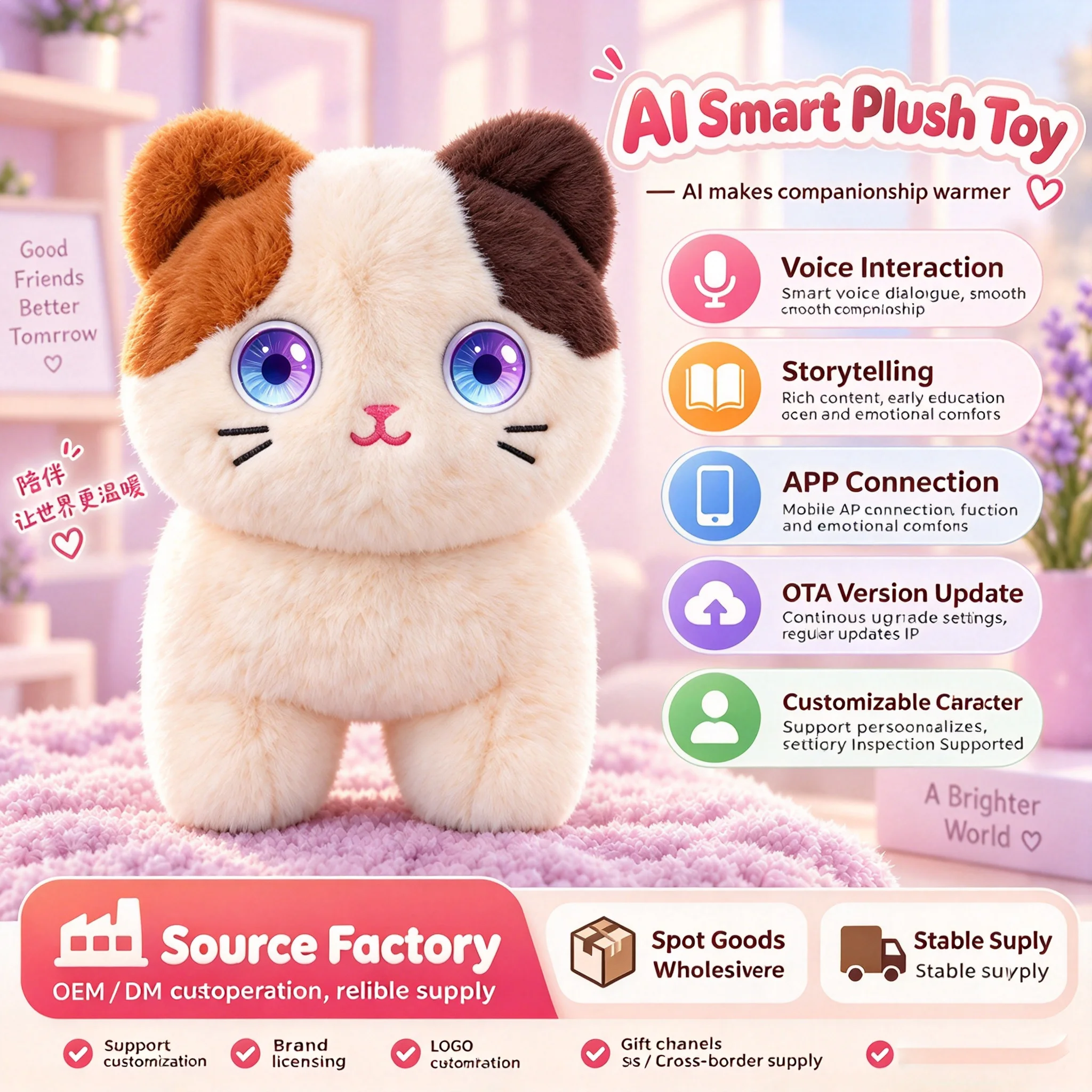 Peluche Chat Intelligent IA, C - Cat Toys avis et prix