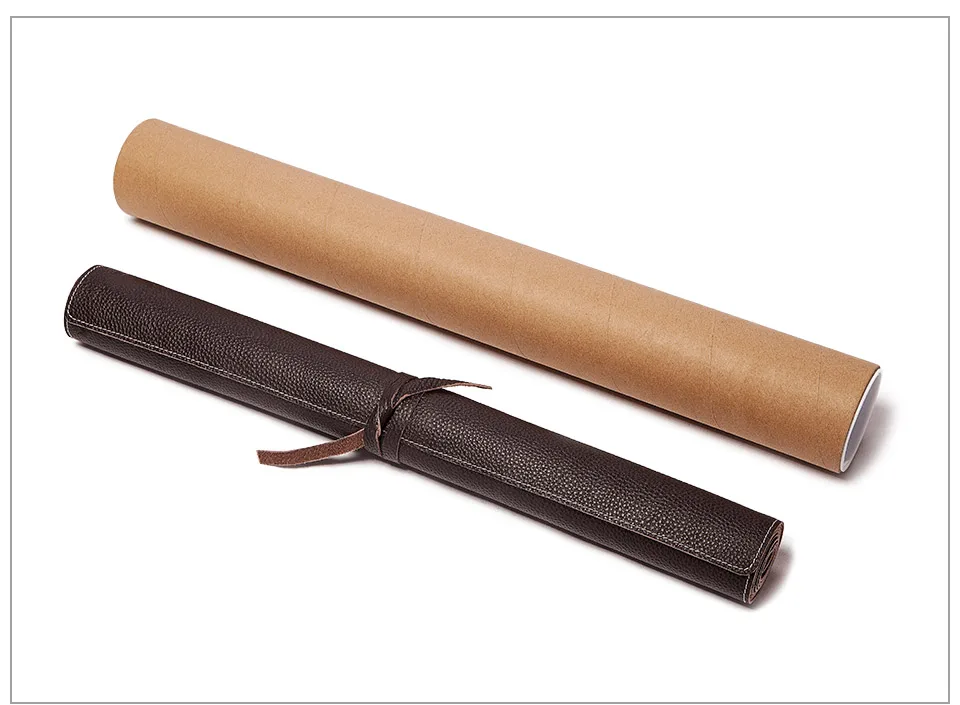 100% Genuine Leather Office Computer Table Mat Desk Study Desk Mat Large Mouse Pad Solid Color Desk Gaming Mice Pad For Laptop