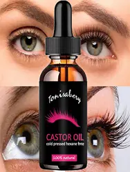 Eyelash Growth Serum Castor Oil Longer Fuller Eyelash Enhancer Eyebrow Lashes Lifting Treatment Essence Hair Nourishing Products