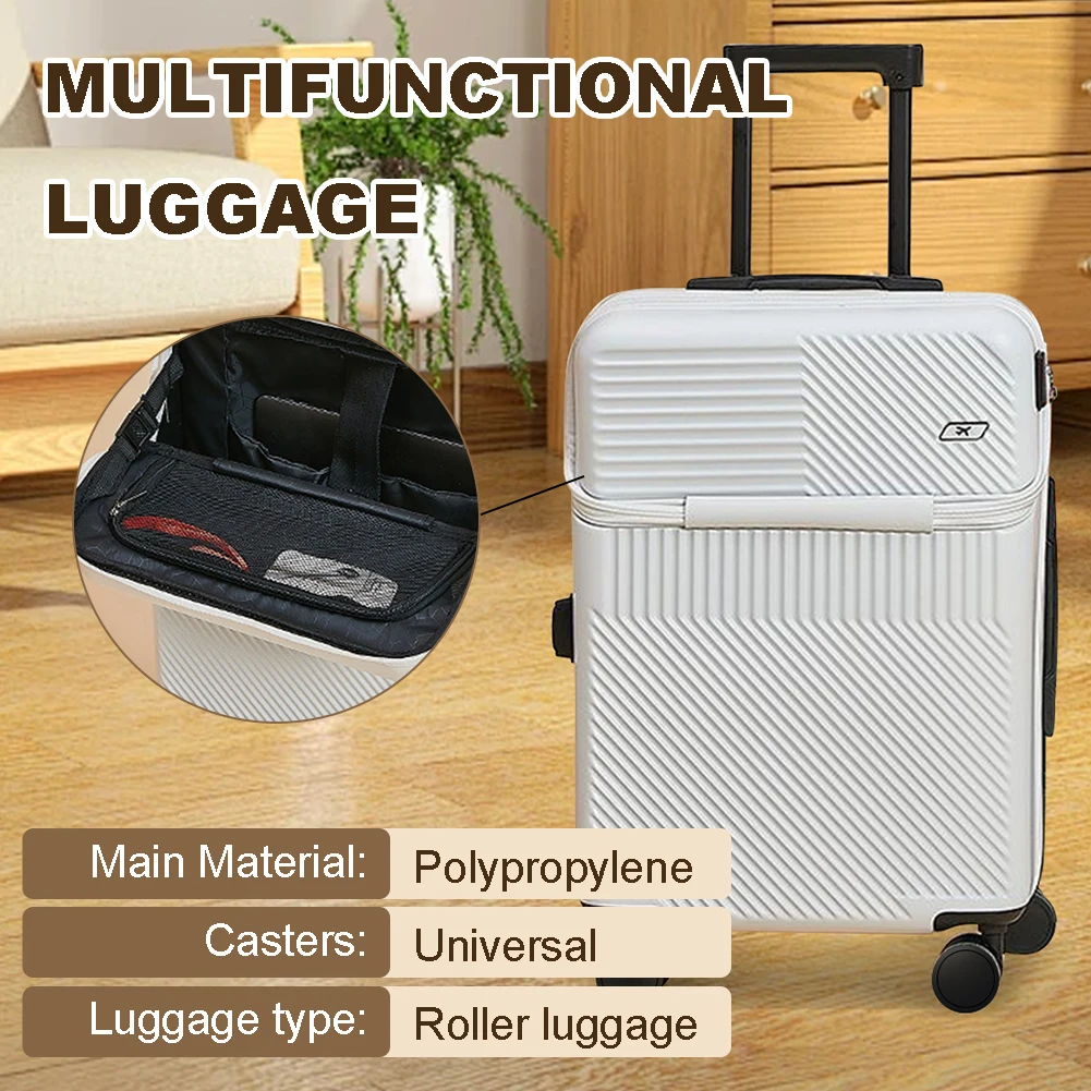 20 Inch Trolley Suitcase Roller Trolley Case Universal Wheel Spinner Luggage Carry On Luggage for the line of the trip Travel