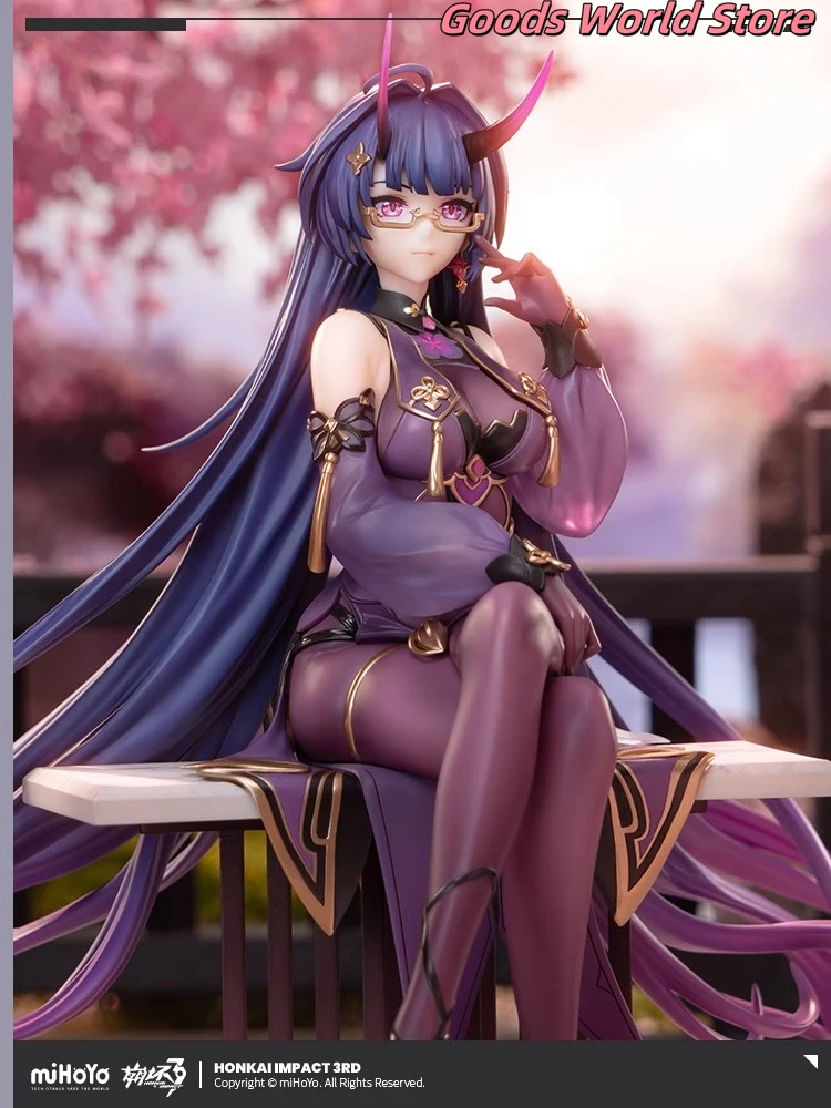 In stock Raiden Mei 1/7 figurine model ornament Original mIHOYO Honkai Impact 3 Cosplay Costume Anime Model birthday Gift