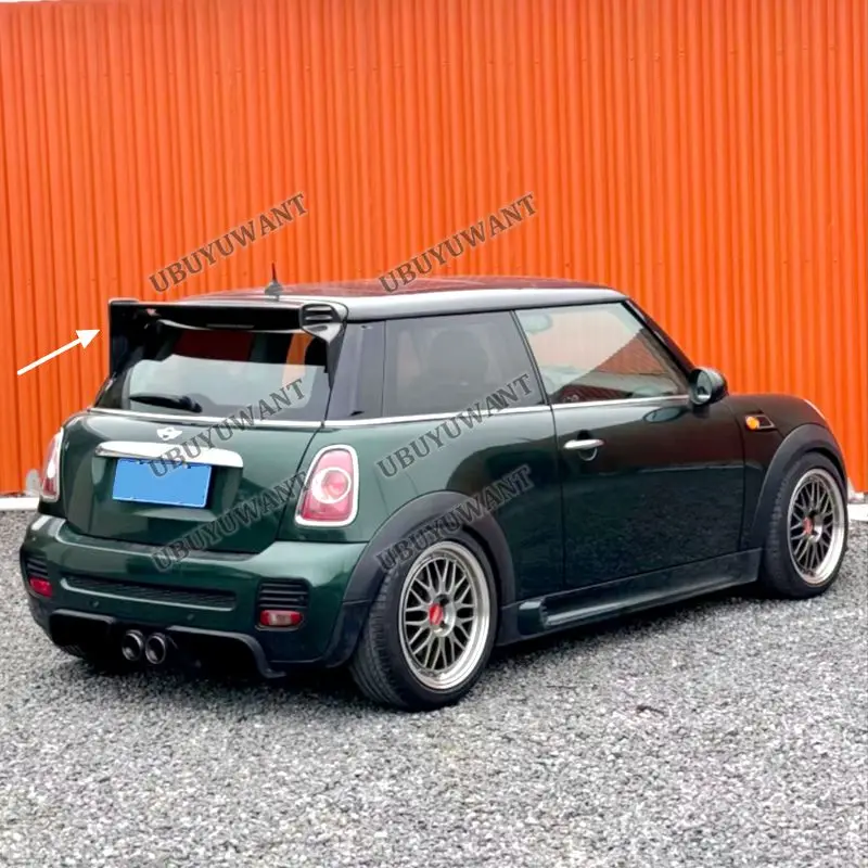 For BMW Mini Cooper 06-13 R56 Ver.2.11/2.12 Type B JCW Style Carbon Fiber FRP Roof Spoiler Rear Wing Exterior Body Kits