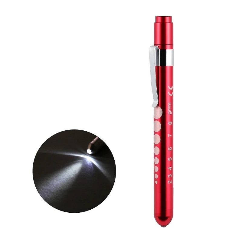 Diagnostic Medical Penlight No-Glare for Doctor Nurse Inspection Torch-Medical Care Emergency-Pocket-Pen Light with Clip