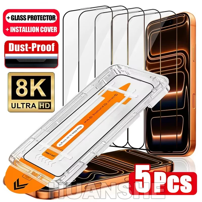 

HD Dust Free Tempered Glass Screen Protector for Xiaomi Redmi Note 14 13 12 11 10 9 Pro 15C 14C 13C 12C Poco F7 X7 M6 F6 X6 Pro