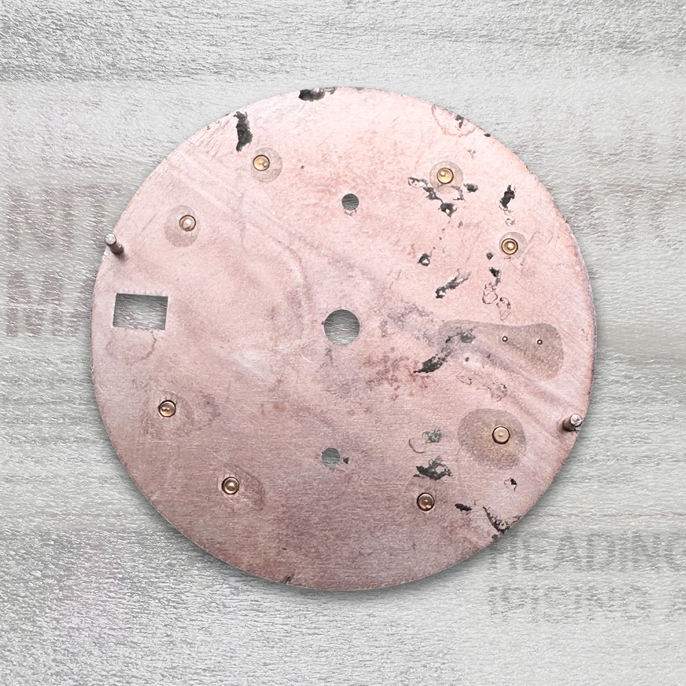 29.5mm S Logo Panda Matte Dial Fit VK63/VK64 Movement Green Luminous High Quality Watch Modification Accessories