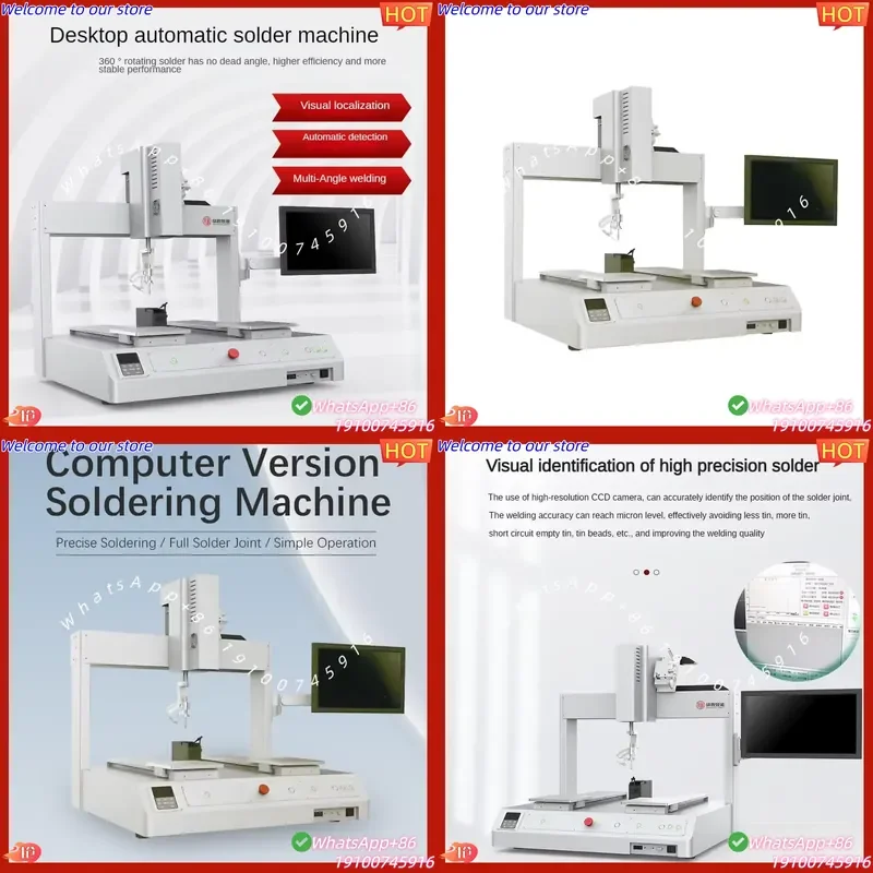 2026 QS8000-Y2 Automatic Visual Soldering Machine Overheat Overload Protection Stable Operation Batch Electronic Soldering