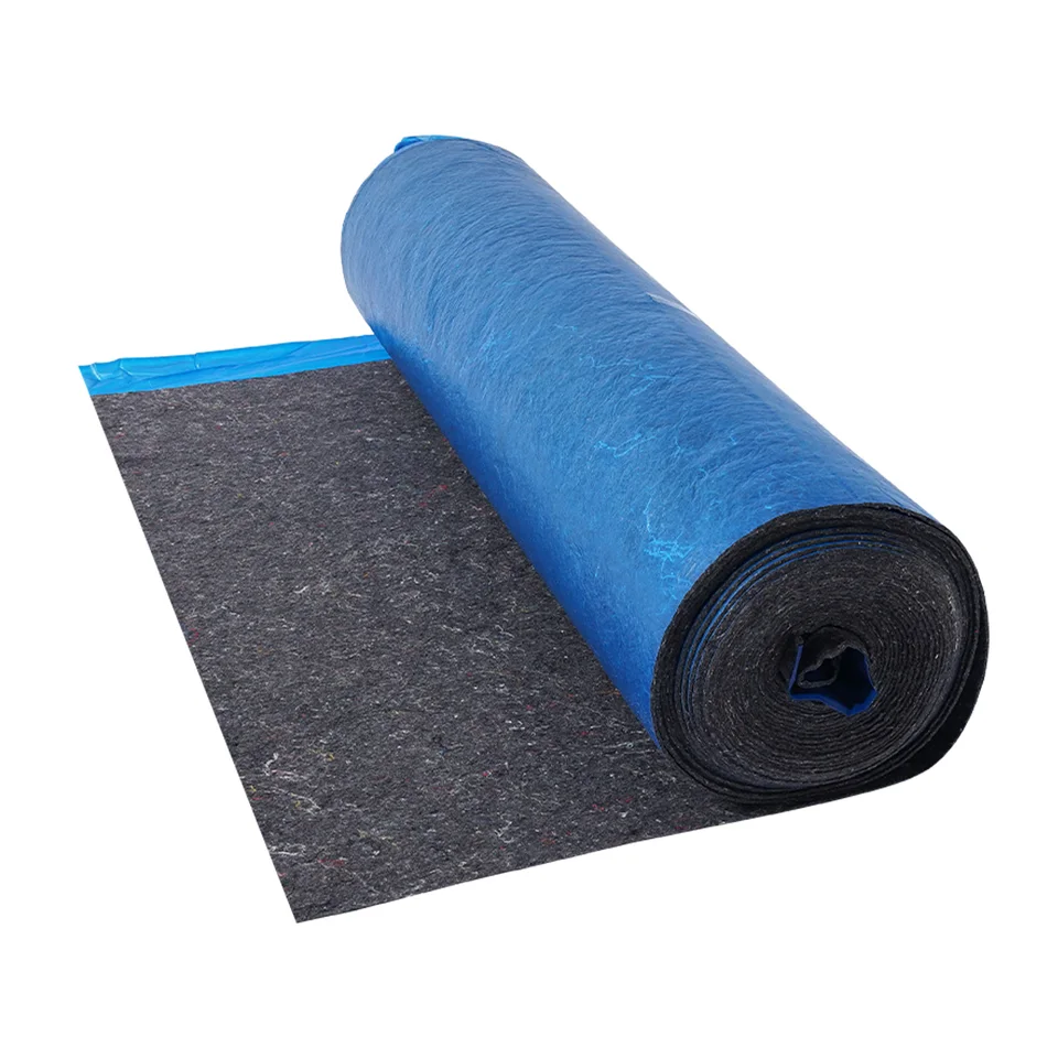Premium Floor Underlayment with Vapor Barrier and Noise Reduction