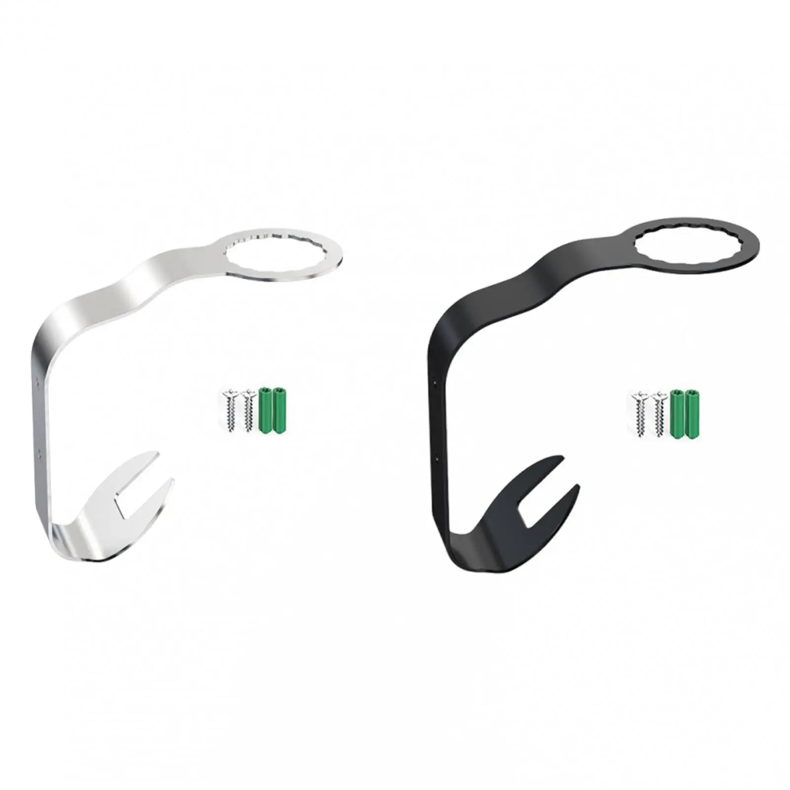 헬멧 홀더 행거 벽걸이형 2개의 훅이 있는 디스플레이 액세서리 헤비 듀티 풋볼 다기능 수납 정리함