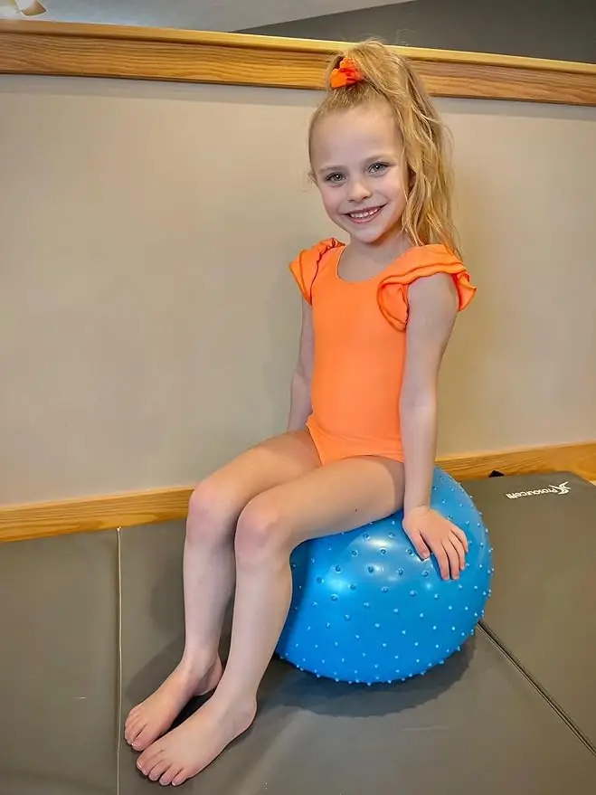 Speerise Kids Tank Ballet Dance Leotard Spandex For Girls Short Sleeved Stretchy Gymnastics Dacne Stage Costume Princess Party