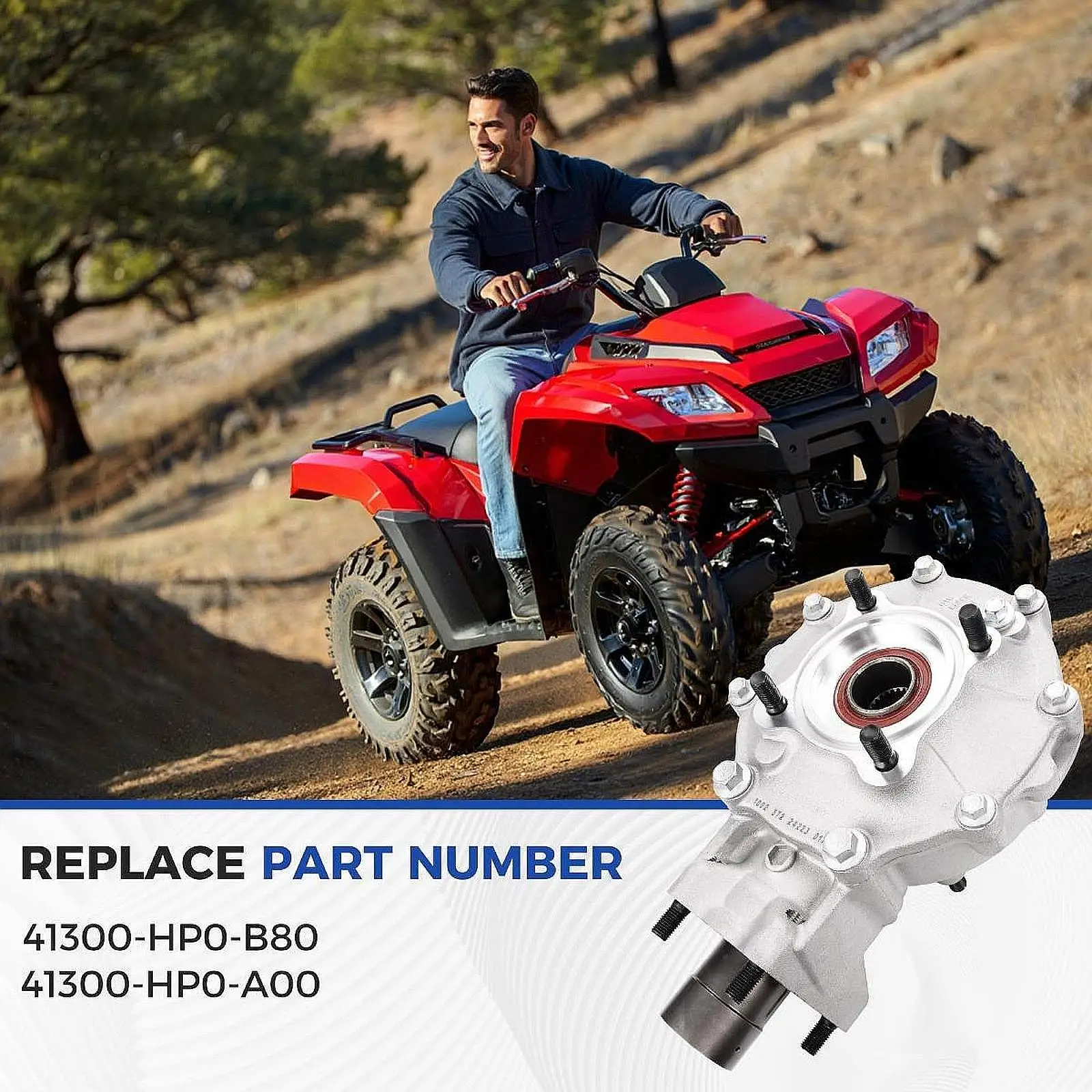 

Задний дифференциал в сборе, премиум-качество, металлический, простая установка, аксессуары для Honda Foreman Rubicon TRX500FA FGA FPA Fourtrax 2005-2014