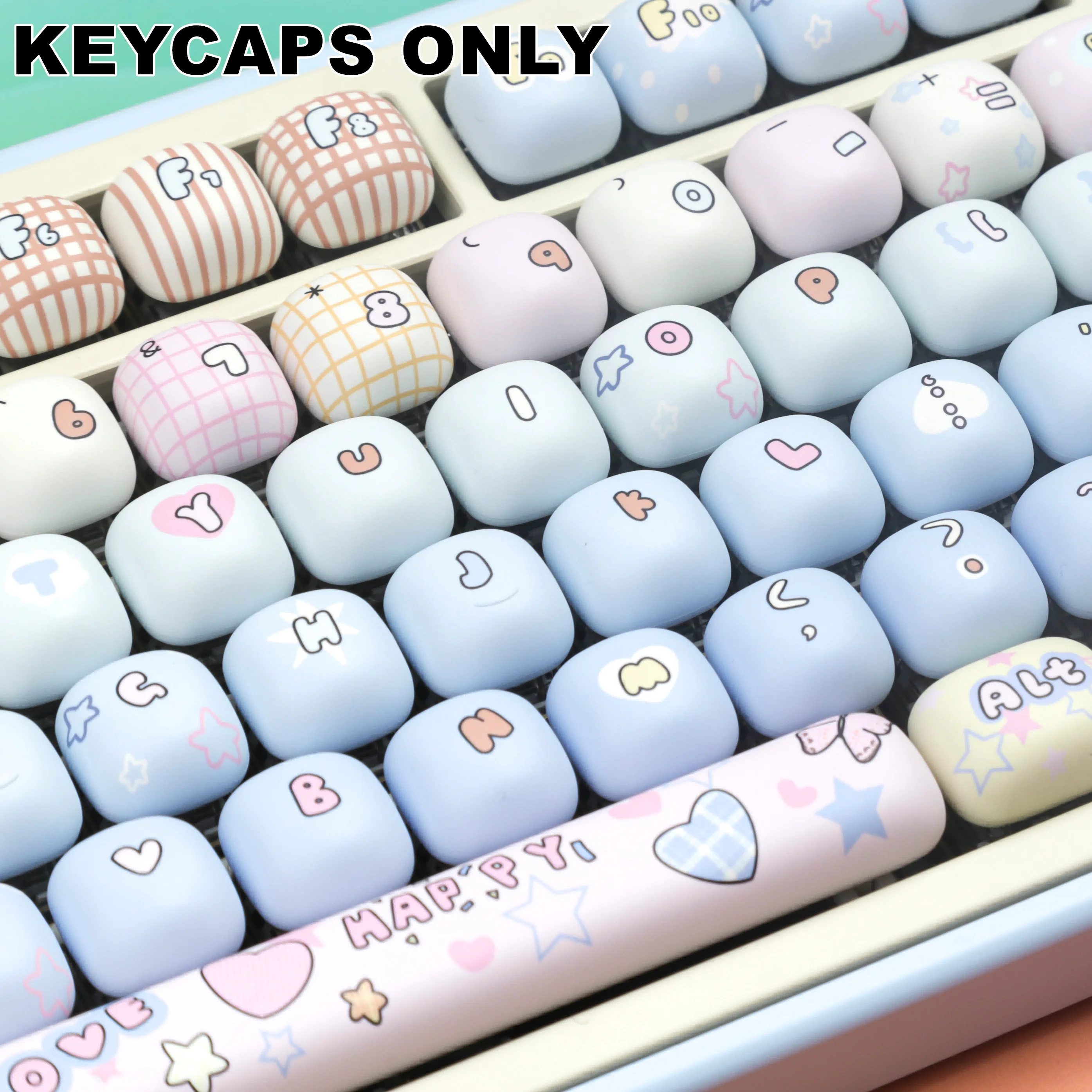 136 Keys Toys House PBT Keycaps MOG Profile Dye-Sublimated Keycap Set for Mx Cherry Gateron Switch Mechanical Keyboard Kit