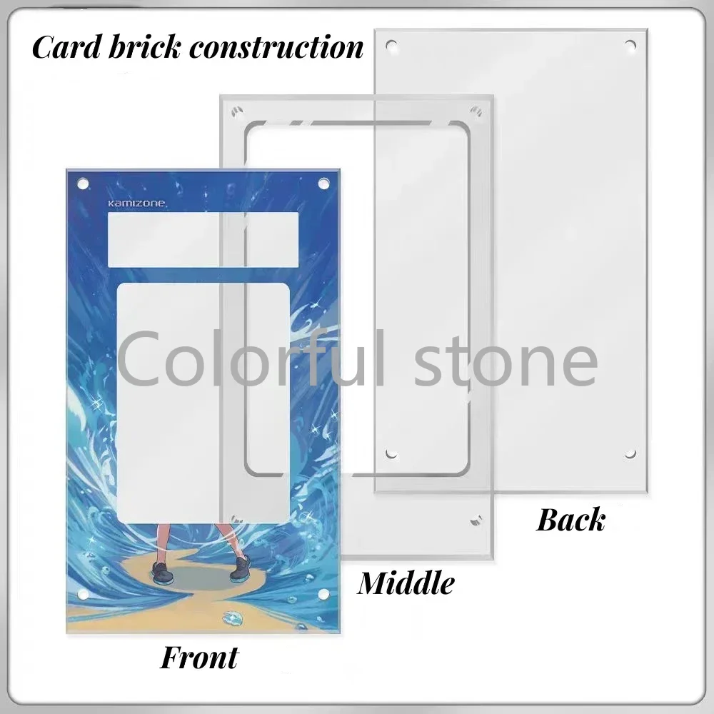 PTCG Pokemon Anime Character Expansion Card Brick Mew Mewtwo Psyduck Lono Wattrel Chien-Pao Latios Acrylic Display Stand No Card