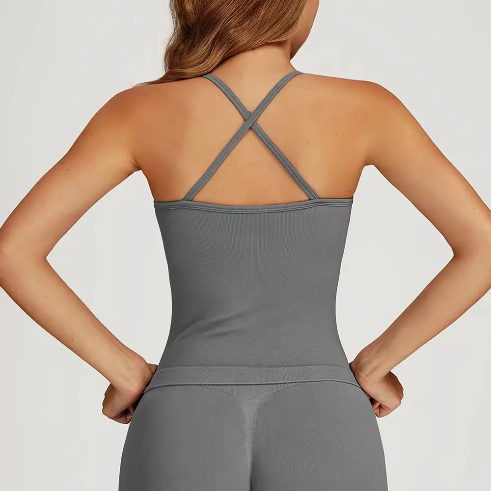 

Seamless Sportswear Vest Bra Women Seamless Yoga Sports Bra Breathable Shock Proof Gym Workout Fitness Push up Top Yoga Running