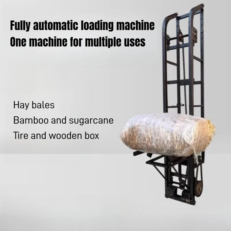 Automatic high-efficiency elevator hay bale household loading multifunctional