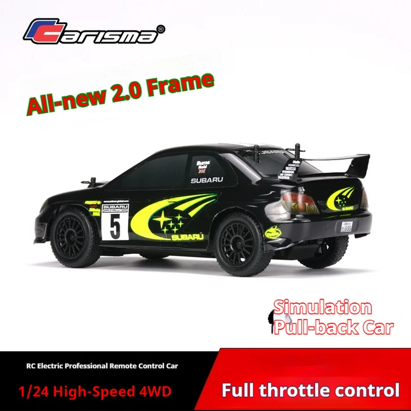 2025 Carisma Rc Professional 1/24 Remote Control Car Simulation Rally Car Mini 4wd Model Car Friend Gift Remote Control Toy